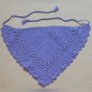 Crochet boho kerchief